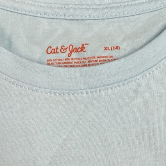 Cat & Jack - NWT - Light Blue Ice Cream Cone Tee - Picture 2 of 5